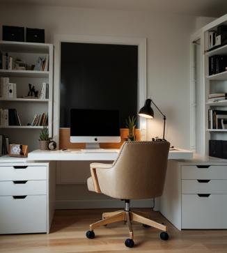 Организация домашнего офиса: выбор удобной и функциональной мебели