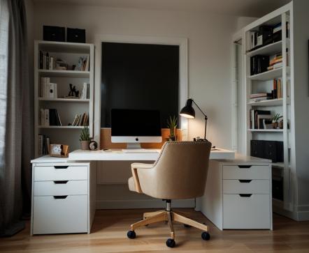 Организация домашнего офиса: выбор удобной и функциональной мебели