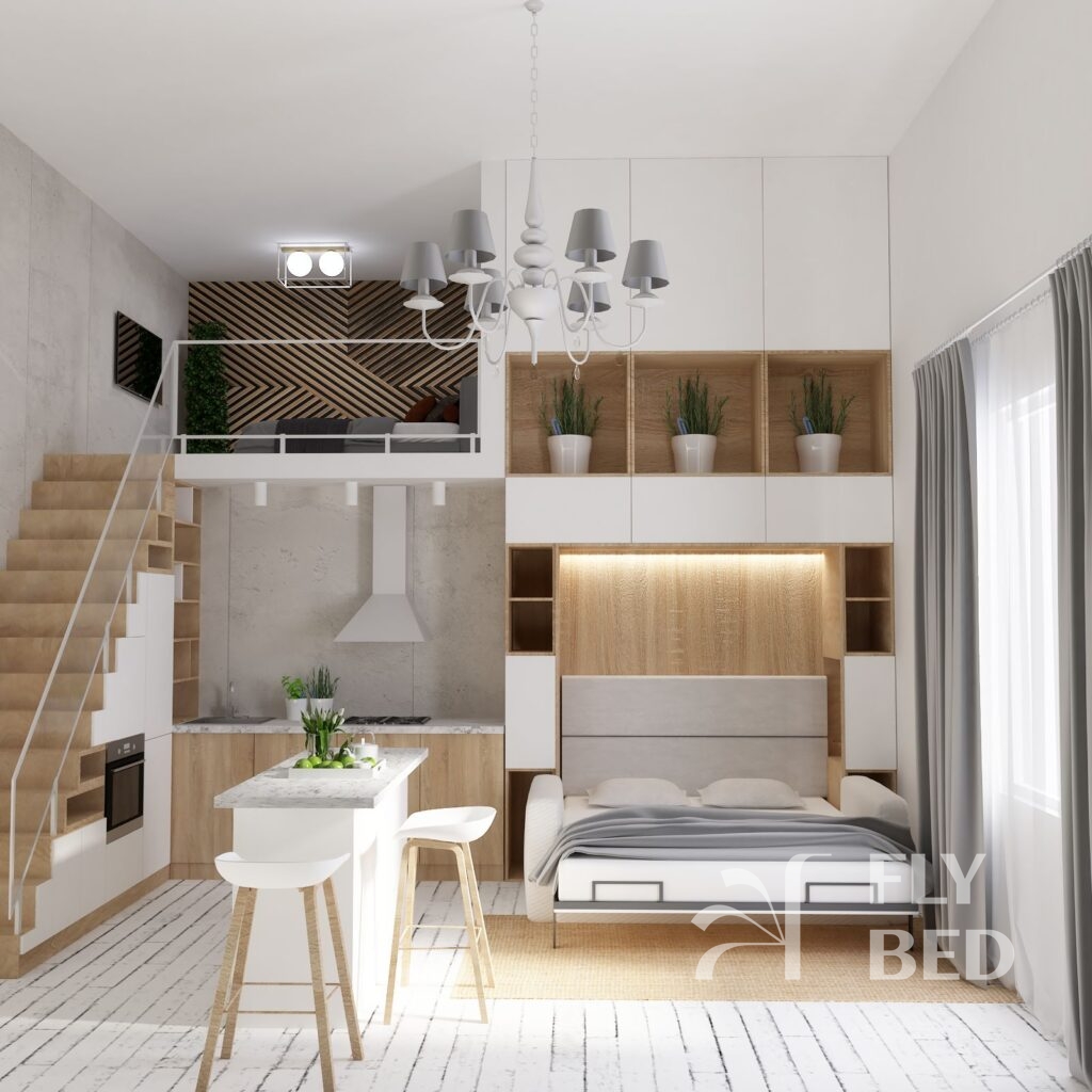 Мебель-трансформер для малогабаритной квартиры на заказ в Москве, цена