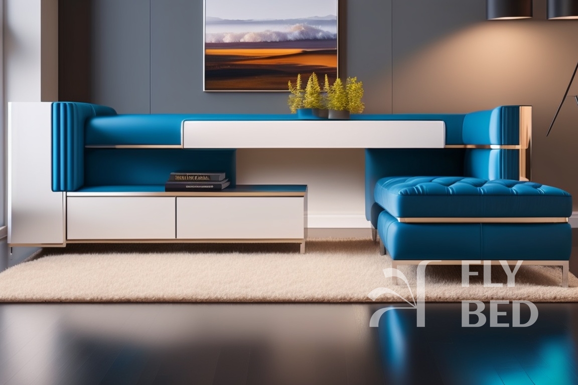 С какими цветами сочетать синюю мебель?